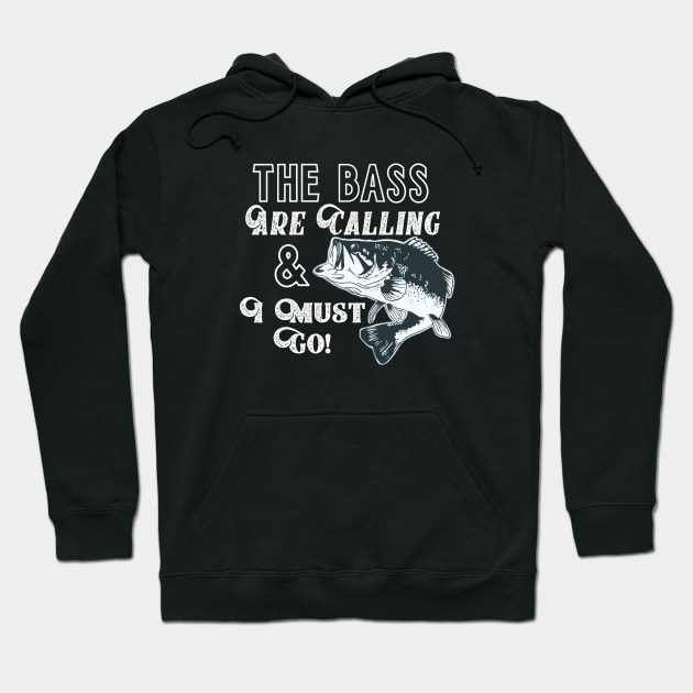 Largemouth Bass Fishing Quote Hoodie by Outdoor Strong 